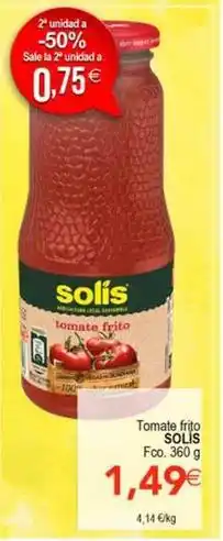 SPAR Solís - tomate frito oferta
