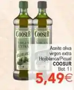 SPAR Coosur - aceite oliva virgen extra hojiblanca/ picual oferta