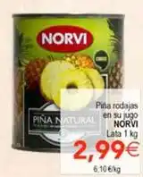 SPAR Norvi - pina rodajas en su jugo oferta