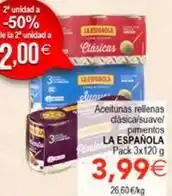 SPAR La española - aceitunas rellenas dàsica oferta