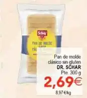 SPAR Schär - pan de molde clásico sin gluten oferta
