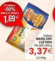 SPAR Cuétara - galleta maría oro oferta