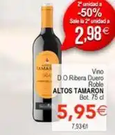 SPAR Altos de tamarón - vino d.o.ribera duero roble oferta