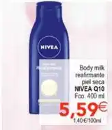 SPAR Nivea - q10 body milk reafirmante oferta