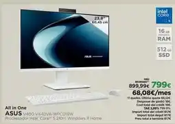El Corte Inglés Asus - all in one v440va-wpc013w oferta