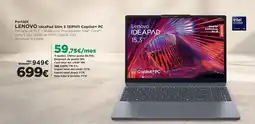 El Corte Inglés Lenovo - ideapad slim 3 15 petit, cooliet pc oferta