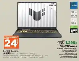 El Corte Inglés Asus - portàtil gaming oferta