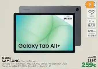 El Corte Inglés Samsung - galaxy tab a11+ oferta