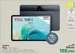 El Corte Inglés Tcl - tauleta oferta