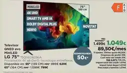 El Corte Inglés Lg - televisor qned evo mini oferta