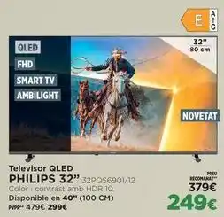 El Corte Inglés Philips - televisor qled 32 32qqs6901/12 oferta