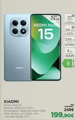 El Corte Inglés Xiaomi - redmi note 15 oferta