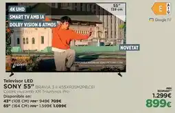 El Corte Inglés Sony - televisor led oferta