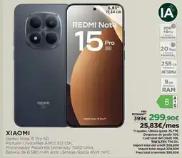 El Corte Inglés Xiaomi - redmi note 15 pro 5g oferta