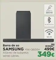 El Corte Inglés Samsung - barra de so oferta