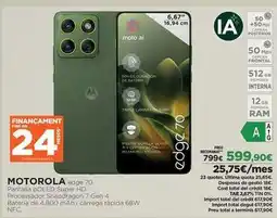 El Corte Inglés Motorola - panalla polde super hd oferta