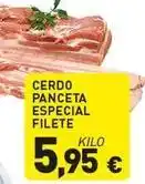 Hiperber Cerdo panceta especial filete oferta