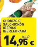 Hiperber Chorizo o salchichon iberico iberledrada oferta