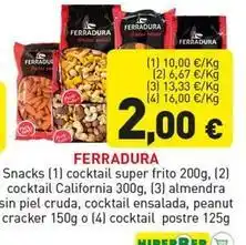 Hiperber Ferradura - snacks cocktail super frito oferta