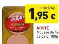 Hiperber Aoste - mousse de foie de pato oferta