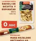 Hiperber Rikisssimo - ravioli de ricotta y espinacas oferta