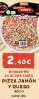 Hiperber Rikisssimo - pizza jamón y queso oferta