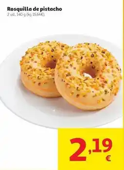 Alcampo Rosquilla de pistacho oferta