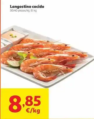 Langostino cocido