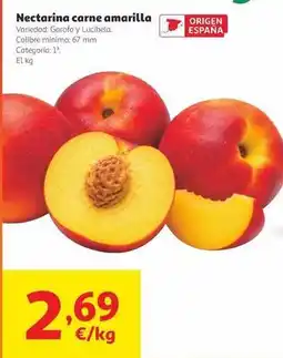 Alcampo Origen - nectarina carne amarilla oferta