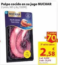 Nuchar - pulpo cocido en su jugo