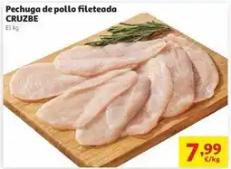 Alcampo Pechuga de pollo fileteada oferta
