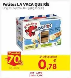 Alcampo La vaca que ríe - palitos oferta