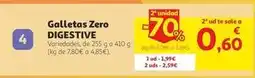 Alcampo Galletas zero digestive oferta