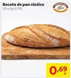 Alcampo Rústico - bocata de pan rustico oferta