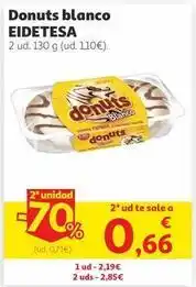 Alcampo Blanco - donuts oferta