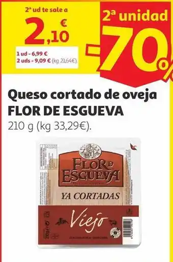 Flor de esgueva - queso cortado de oveja
