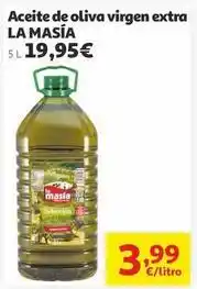 Alcampo La masía - aceite de oliva virgen extra oferta