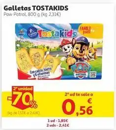 Alcampo Family - galletas tostakids oferta