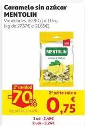 Alcampo Caramelo - sin azucar oferta