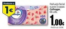 Unide Supermercados Colhogar - pañuelo facial suave 3 capas oferta