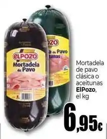 Unide Supermercados Elpozo - mortadela de pavo clasica o aceitunas oferta