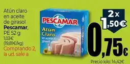 Unide Supermercados Pescamar - atun claro en aceite de girasol oferta