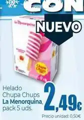 Unide Supermercados La menorquina - helado chupa chups oferta