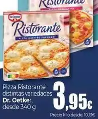 Unide Supermercados Dr oetker - pizza ristorante distintas oferta