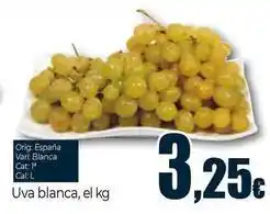 Unide Supermercados Uva blanca oferta