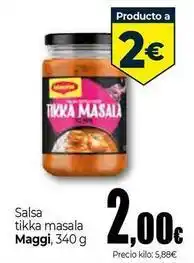 Unide Supermercados Maggi - salsa tikka masala oferta
