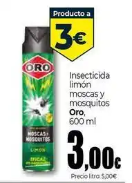 Unide Supermercados Oro - insecticida limón moscas y mosquitos oferta