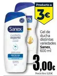 Unide Supermercados Sanex - gel de ducha distintas oferta