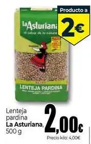 Unide Supermercados La asturiana - lenteja pardina oferta
