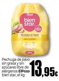 Unide Supermercados Elpozo - pechuga de pavo sin grasa y sin azucares libre de alergenos bien star oferta